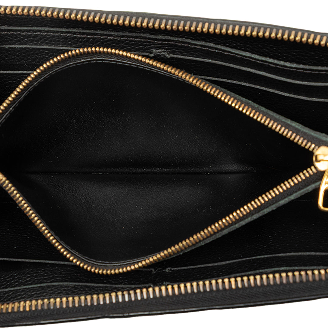 Zippy Portefeuille long Monogram Empreinte Noir