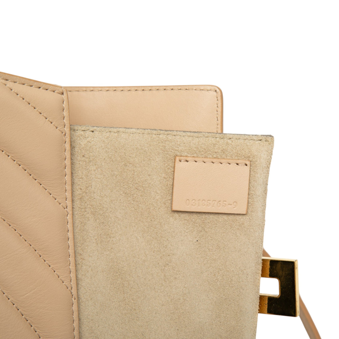 Chloé Small Matelassé Cuir Drew Bijou Sac porté croisé
