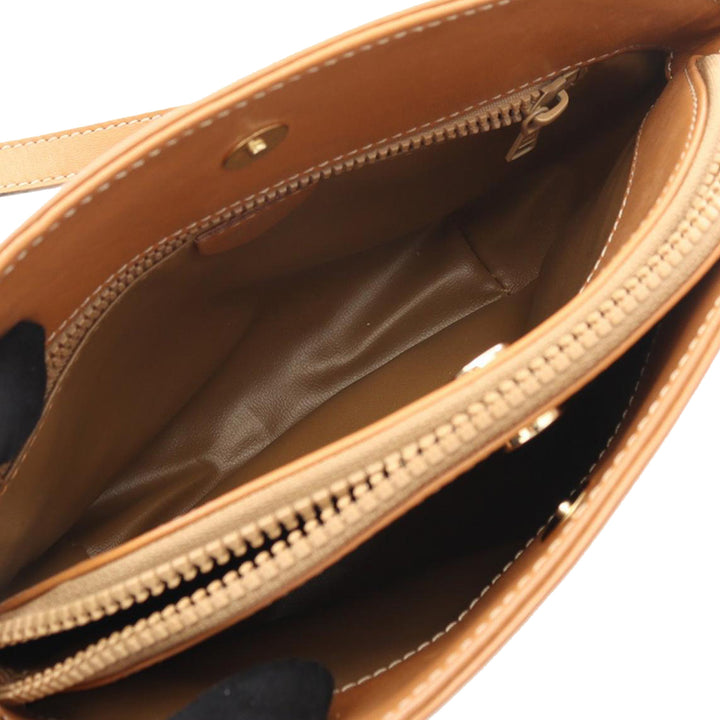Macadam Coated Canvas Crossbody Brown - Gaby Paris
