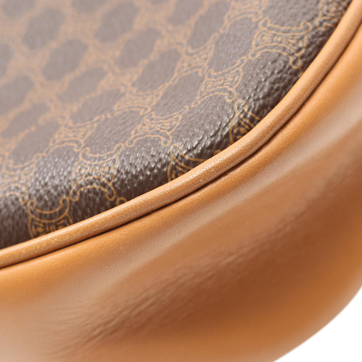 Macadam Coated Canvas Crossbody Brown - Gaby Paris