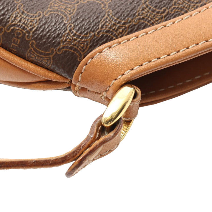 Macadam Coated Canvas Crossbody Brown - Gaby Paris