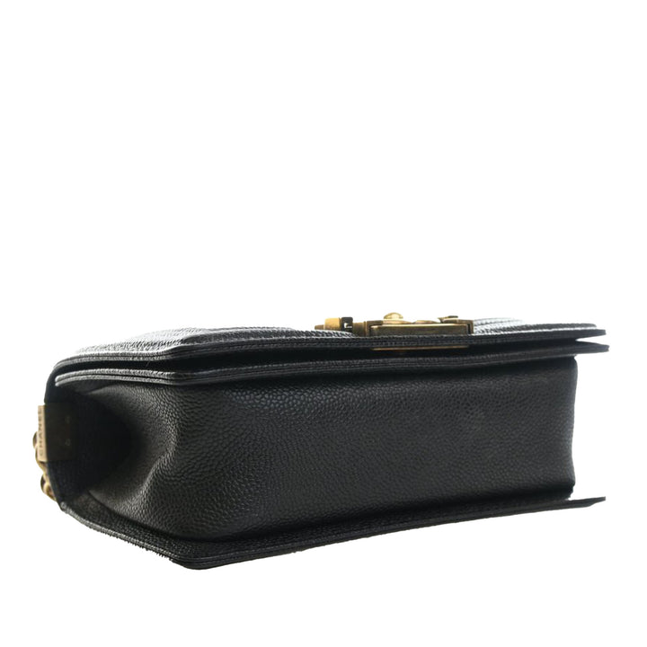 Chanel Small Matelassé Caviar Boy à rabat