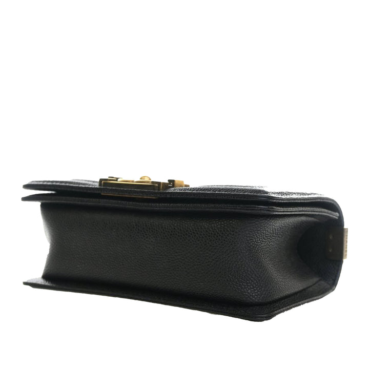 Chanel Small Matelassé Caviar Boy à rabat