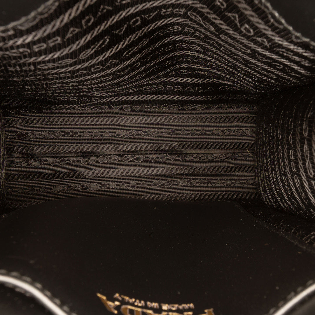 Prada Mini brodé Jacquard Symbole Triangolo Sac