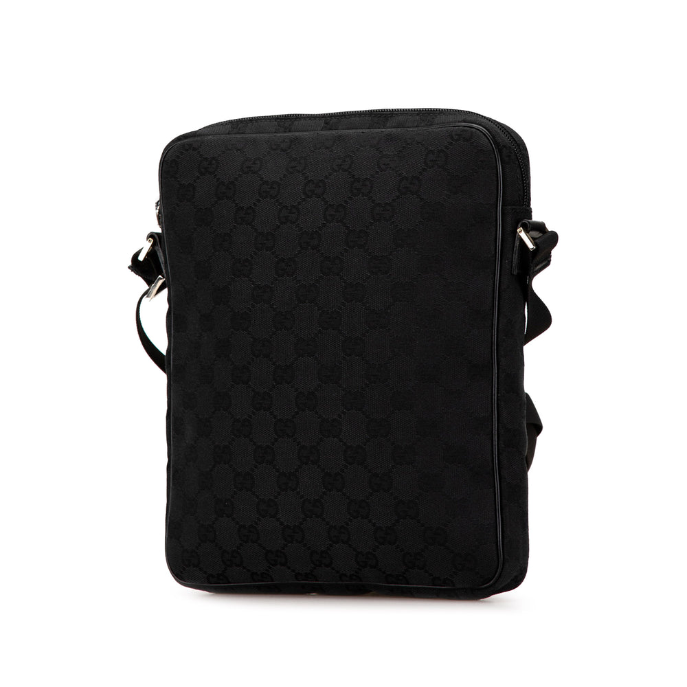 Gucci GG Canvas Crossbody Black - GABY PARIS