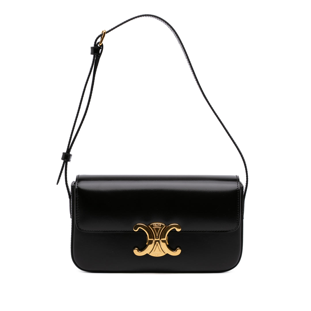 Celine brillant Cuir de veau Triomphe Claude Sac bandoulière