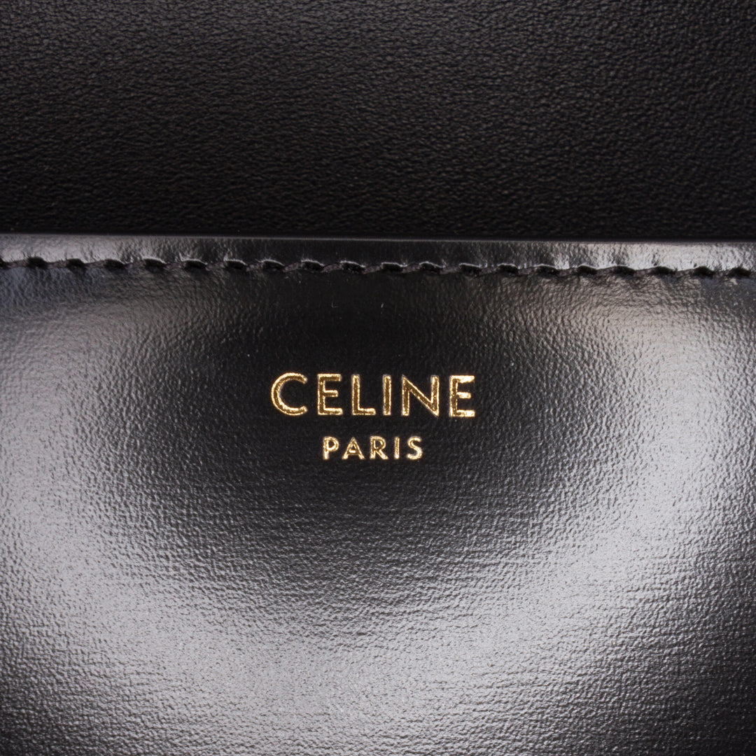 Celine brillant Cuir de veau Triomphe Claude Sac bandoulière
