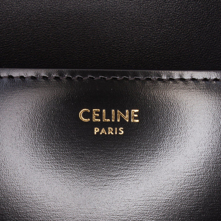 Celine brillant Cuir de veau Triomphe Claude Sac bandoulière