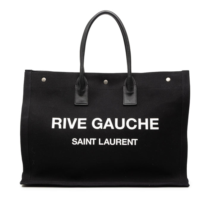 Saint Laurent Large Toile Rive Gauche Cabas