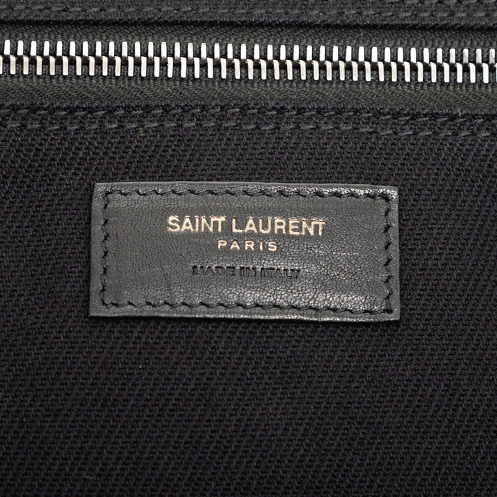 Saint Laurent Large Toile Rive Gauche Cabas