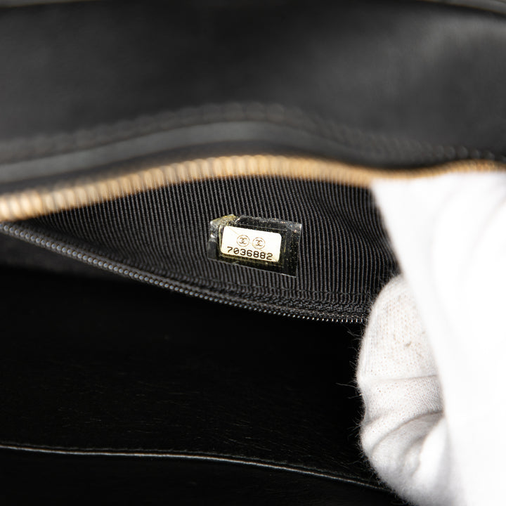 Chanel CC Choco Bar Cuir d’agneau Chain Sac bandoulière