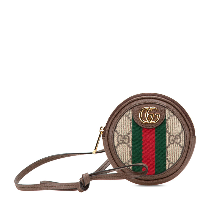 Gucci Mini GG Supreme Ophidia Rond Neck Pochette
