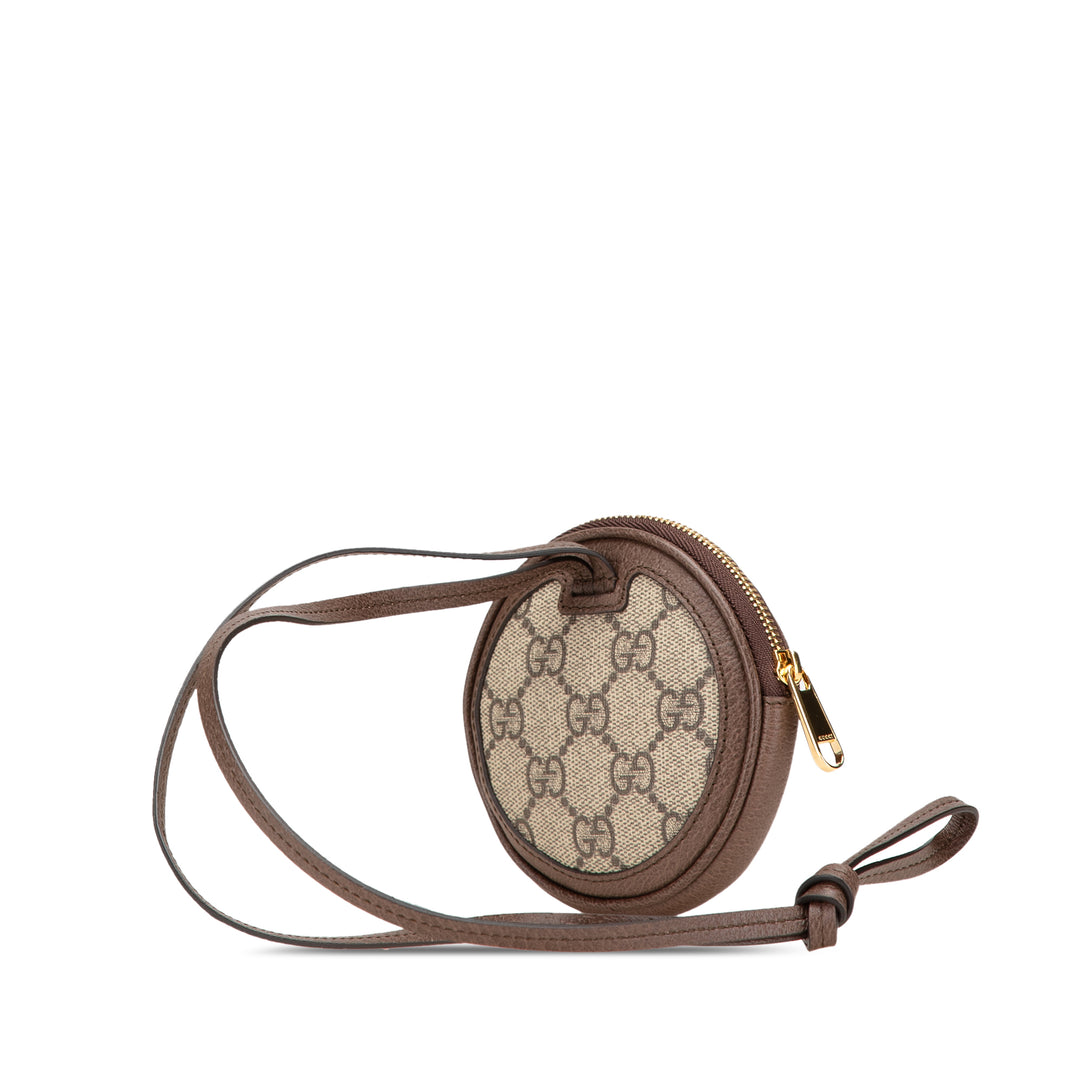 Gucci Mini GG Supreme Ophidia Rond Neck Pochette