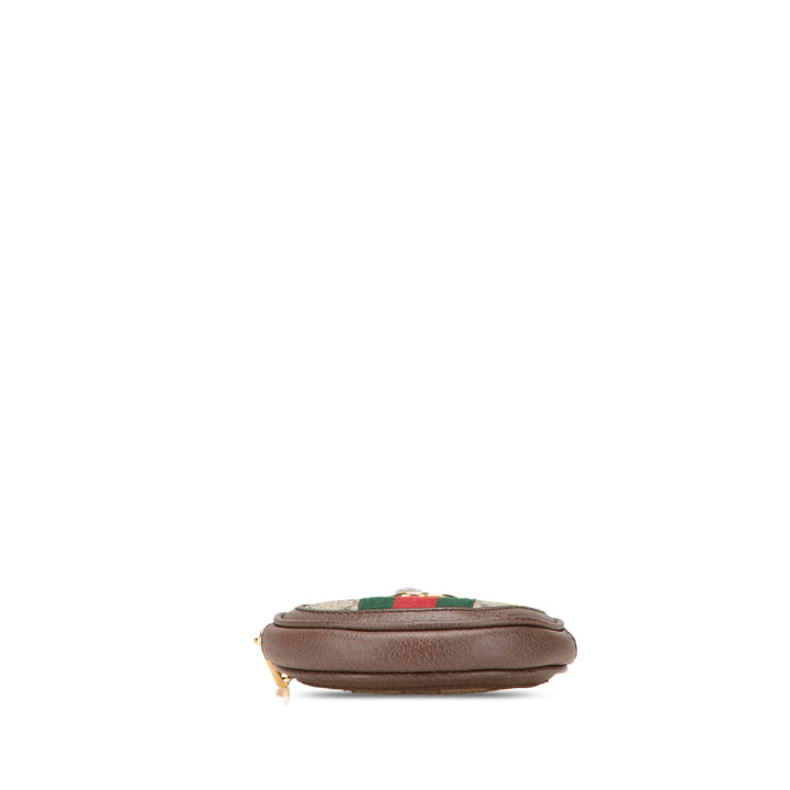 Gucci Mini GG Supreme Ophidia Rond Neck Pochette