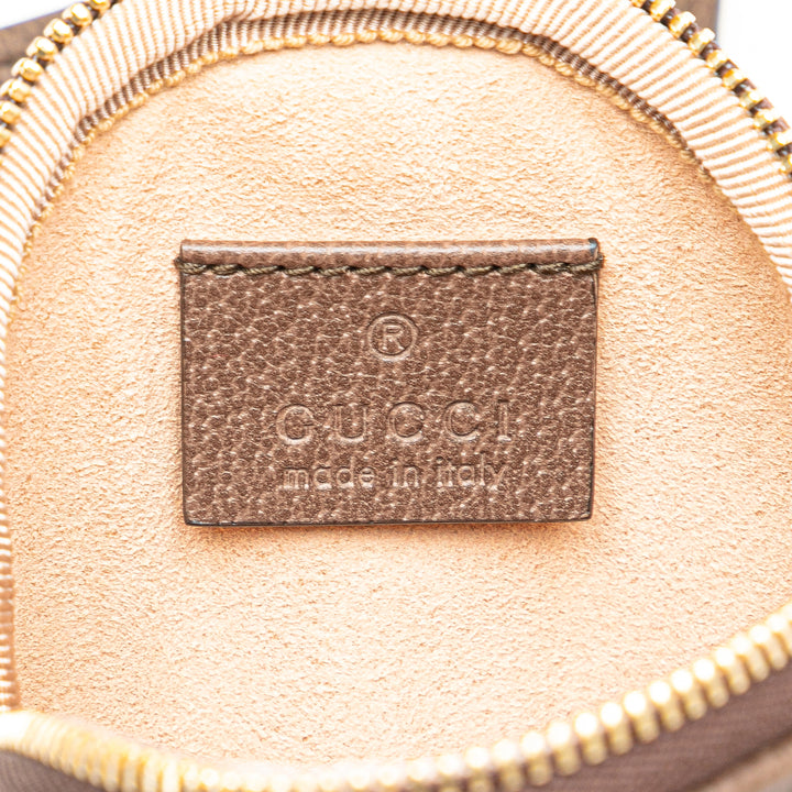 Gucci Mini GG Supreme Ophidia Rond Neck Pochette