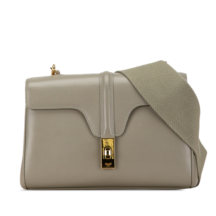 Celine Teen Smooth Cuir de veau Soft 16 Sac porté croisé