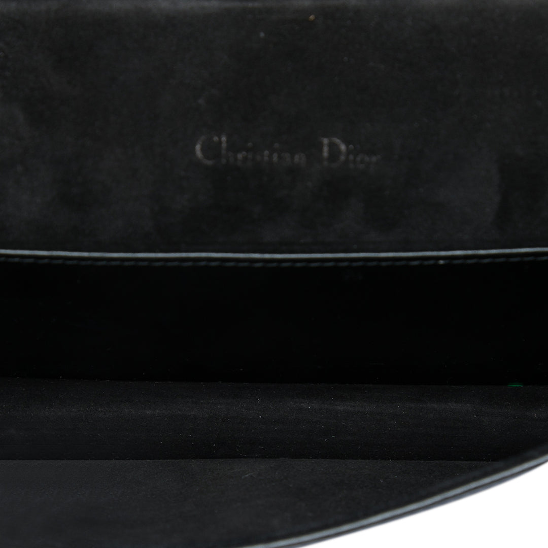 Dior Cuir de veau Cannage Diamond Lady Dior Wallet on Chain