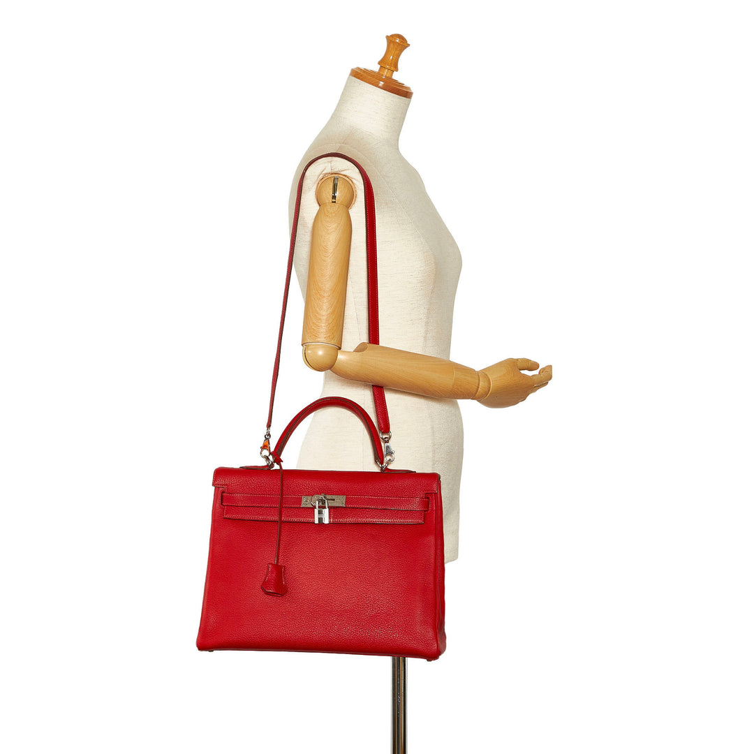 Togo Kelly 35 Red - Gaby Paris
