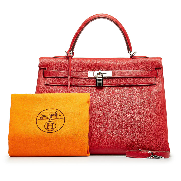 Togo Kelly 35 Red - Gaby Paris