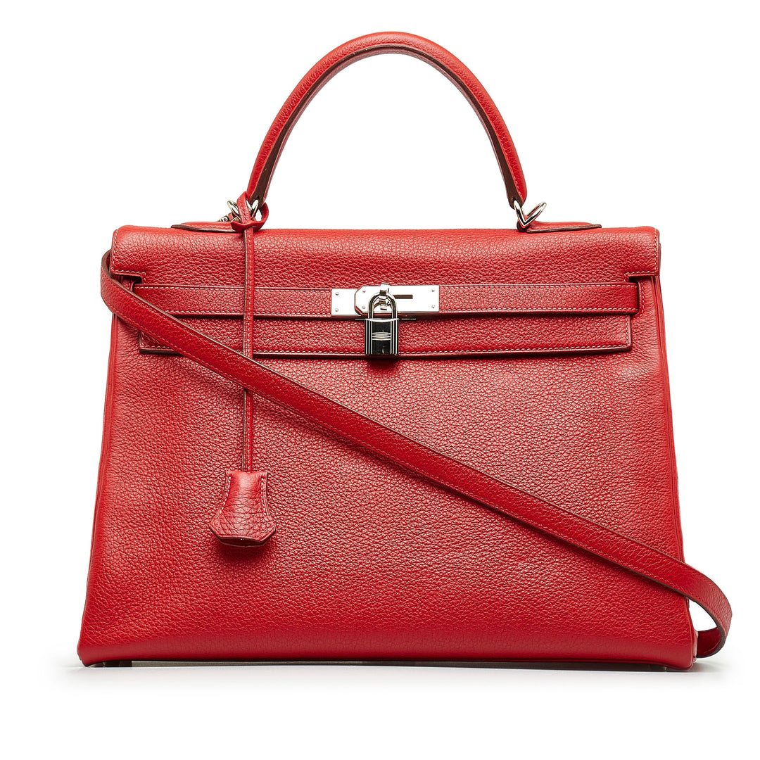 Togo Kelly 35 Red - Gaby Paris