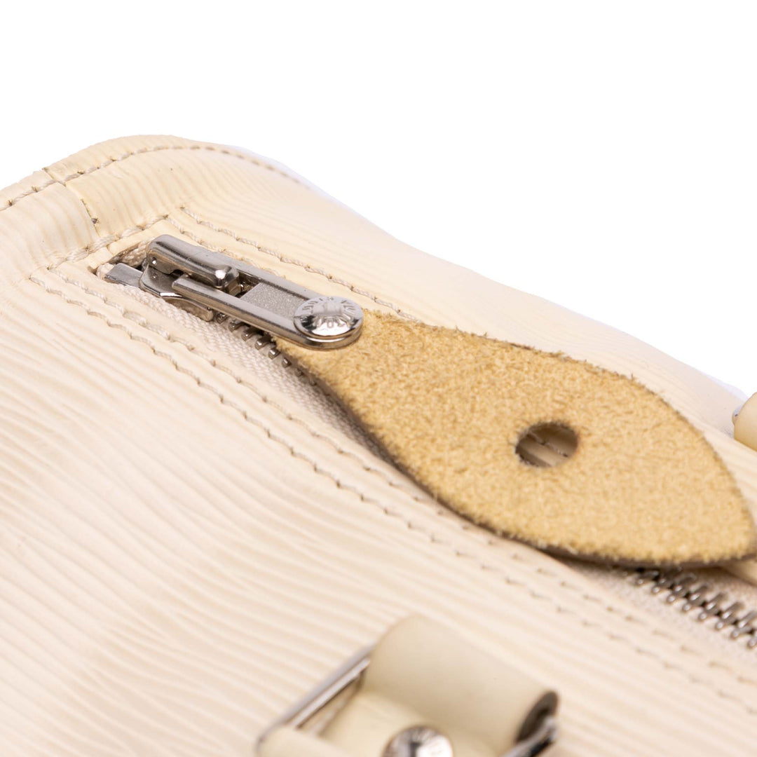 Louis Vuitton Epi Speedy 35 Blanc