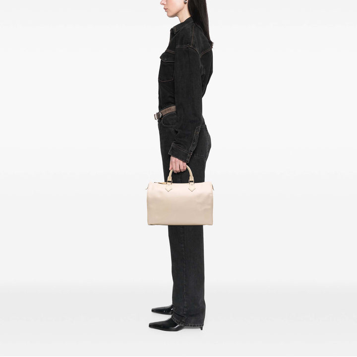 Louis Vuitton Epi Speedy 35 Blanc