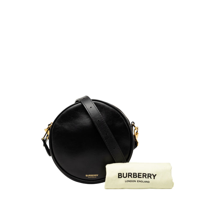 Burberry Sac bandoulière Louise Rond Cuir de veau Noir – vue 7 – GABY PARIS
