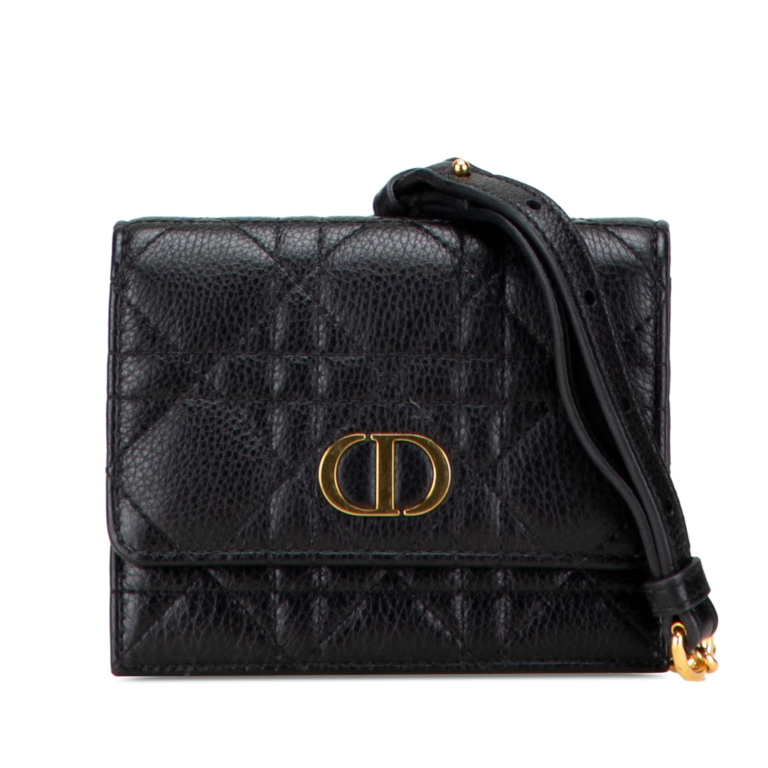 Dior Cuir de veau Cannage Caro Chain Sac ceinture