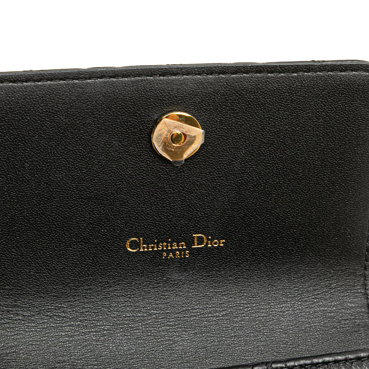 Dior Cuir de veau Cannage Caro Chain Sac ceinture