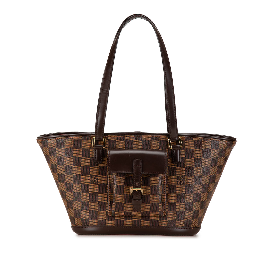 Louis Vuitton Damier Ebene Manosque PM Brown - GABY PARIS