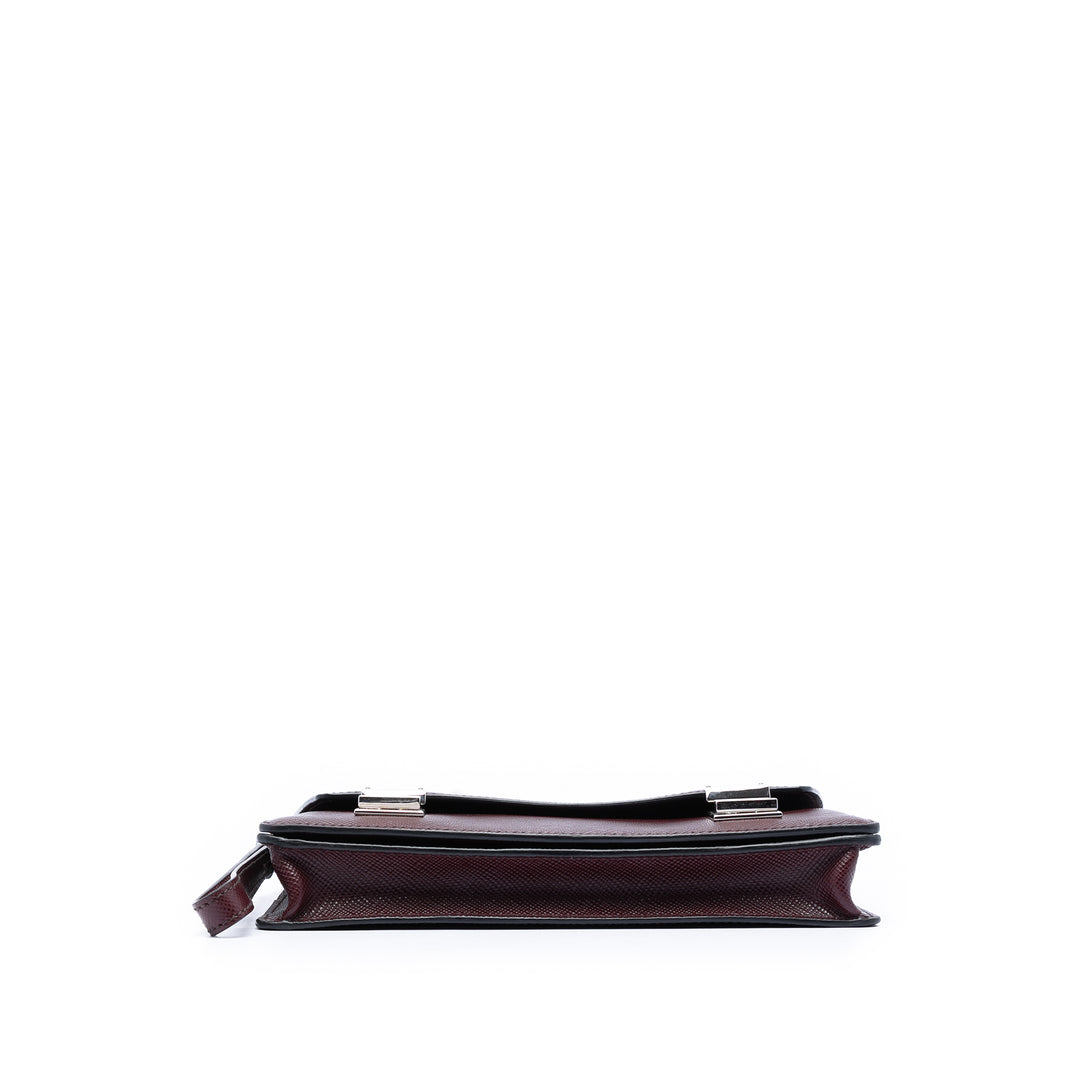 Prada Saffiano Double Lock Convertible Pochette