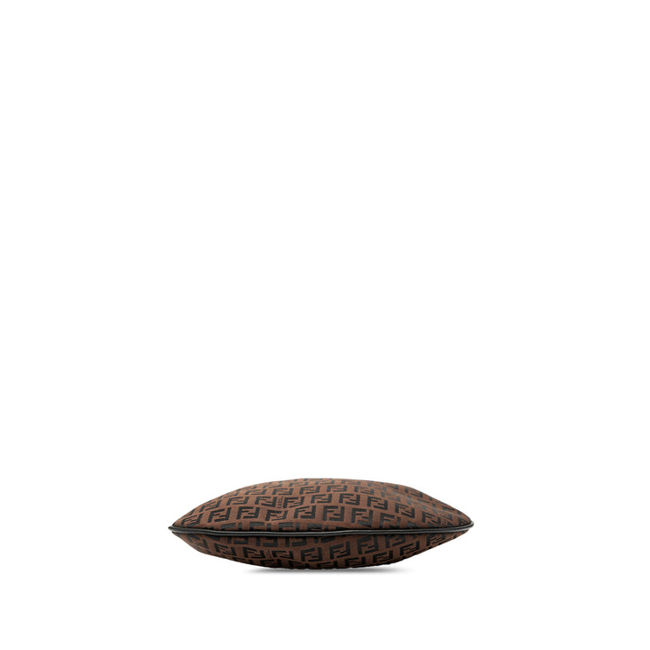 Fendi Sac porté épaule Zucchino Oyster Marron – vue 3 – GABY PARIS