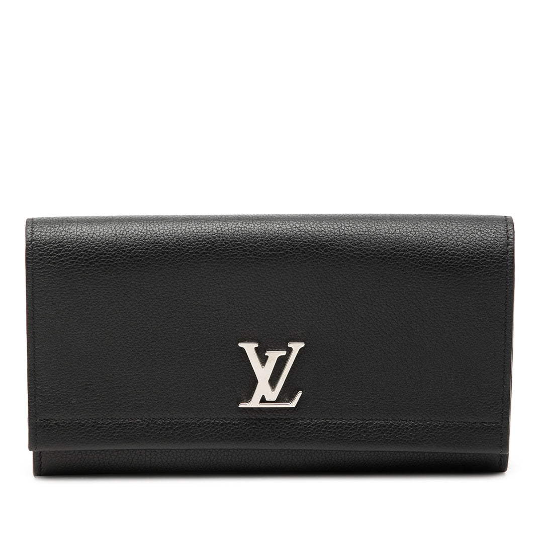 Louis Vuitton Cuir Lockme II Portefeuille long