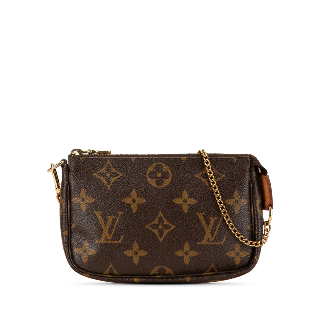 Monogram Mini Pochette Accessoires Brown - Gaby Paris