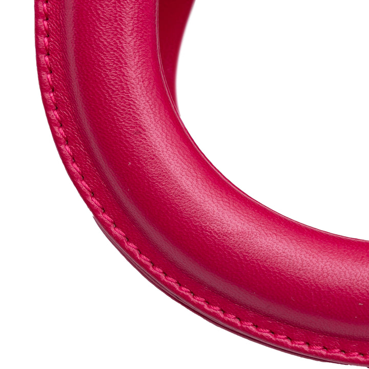 Mini Bicolor Lambskin Cannage Lady Dior Red - Gaby Paris