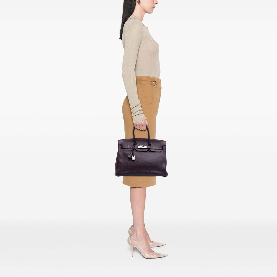Togo Birkin Retourne 35 Purple - Gaby Paris