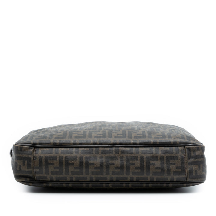 Fendi Zucca Coated Toile Business Sac