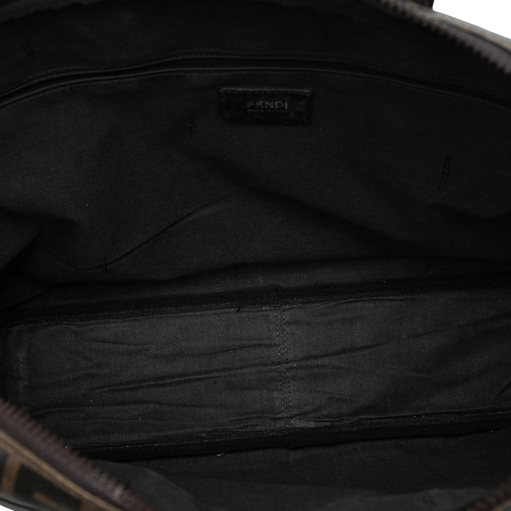 Fendi Zucca Coated Toile Business Sac