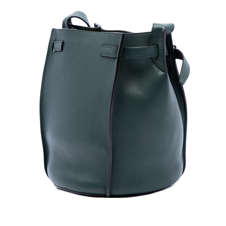 Celine Cuir Big Sac Bucket Sac porté croisé
