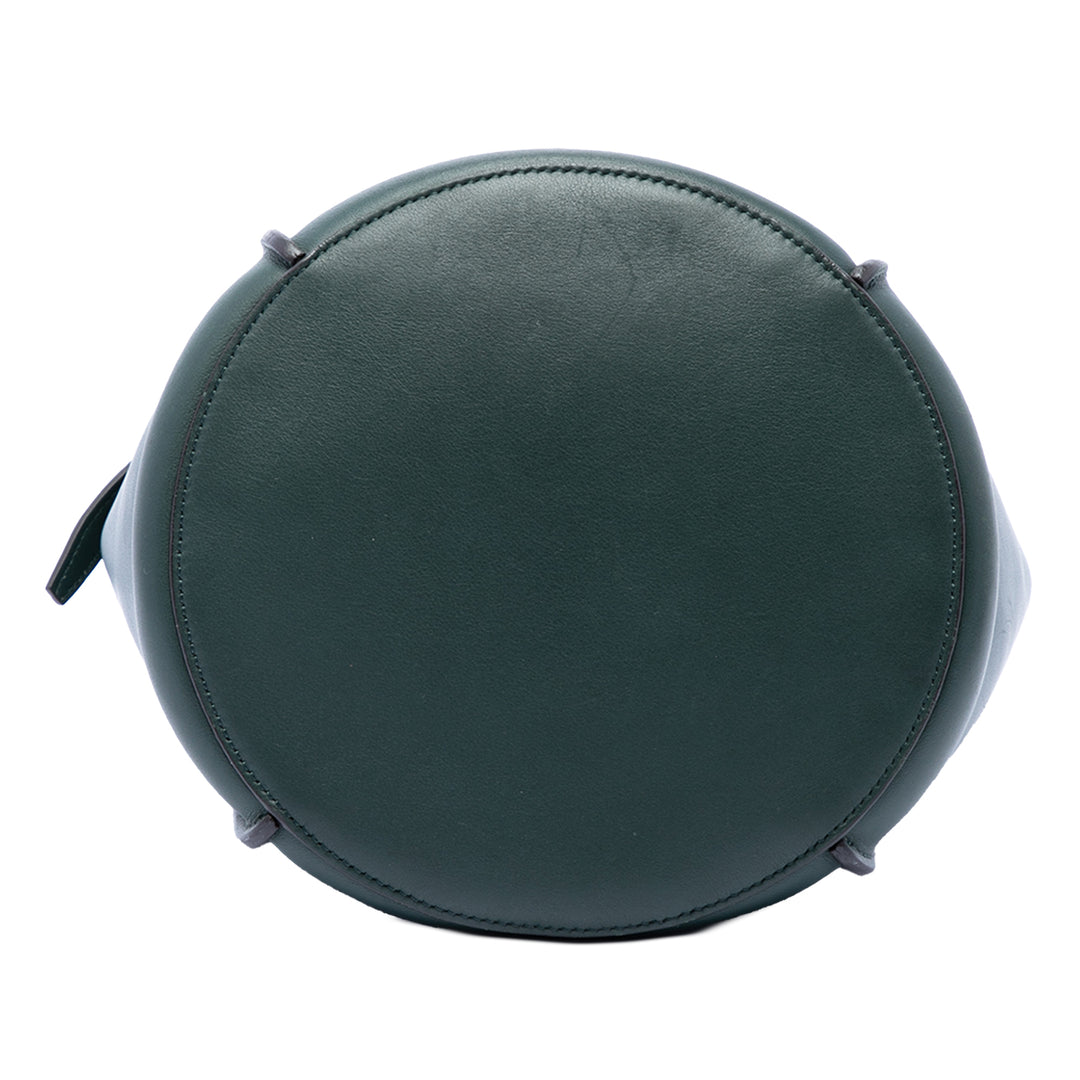 Celine Cuir Big Sac Bucket Sac porté croisé