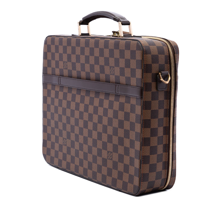Porte Ordinateur Sabana Damier Ébène Marron