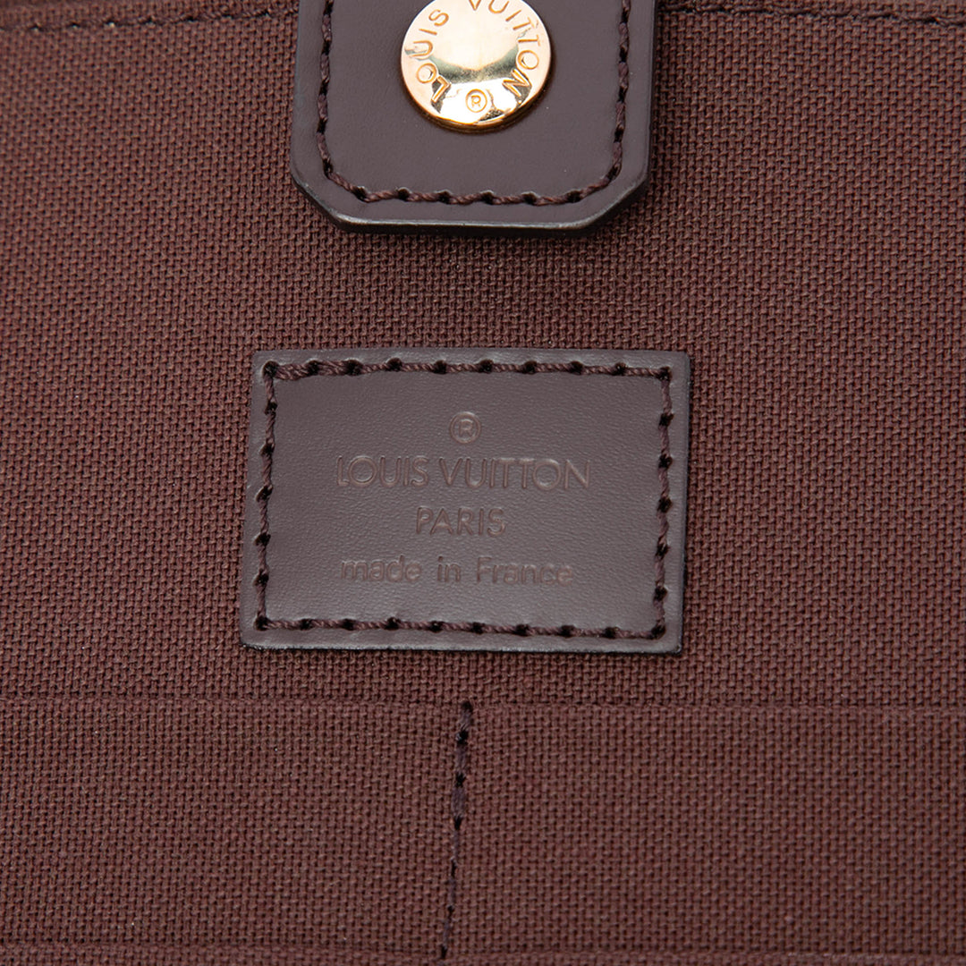 Porte Ordinateur Sabana Damier Ébène Marron