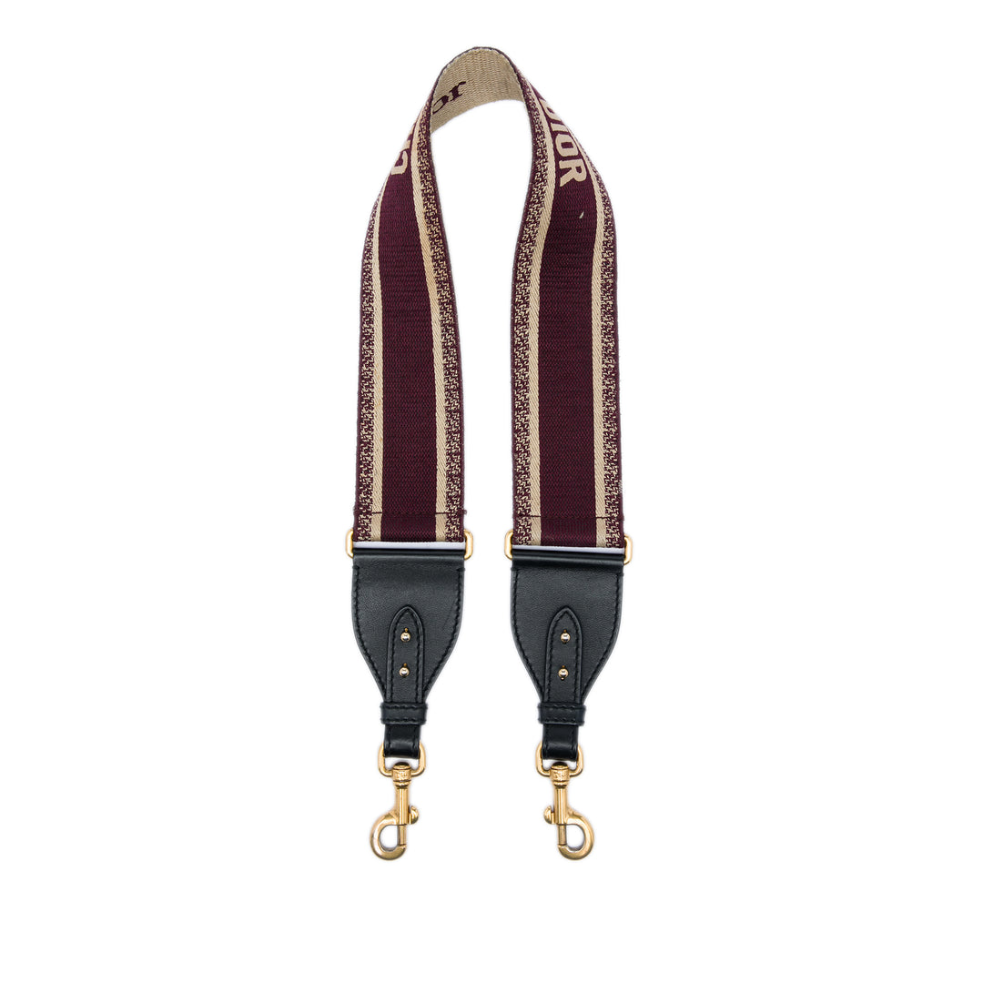 Dior brodé Toile Sac Strap