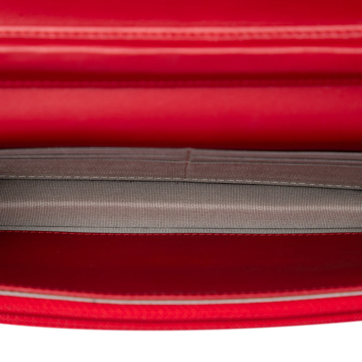Chanel CC Matelassé Cuir verni Brilliant Wallet on Chain