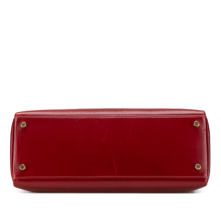 Hermès Box Calf Kelly II Retourne 32 Rouge – GABY PARIS Authentique