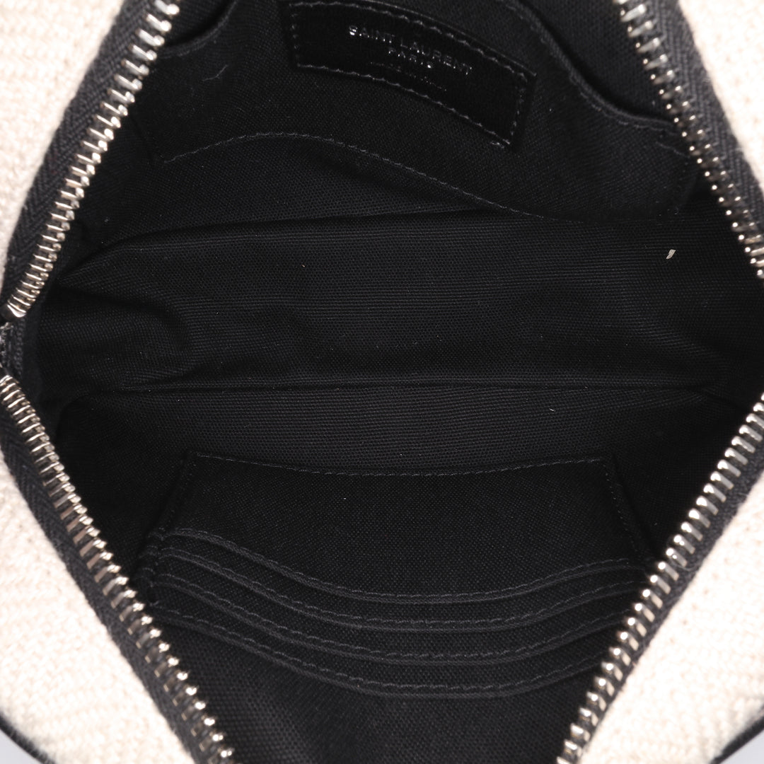 Small Canvas Camp Camera Bag Brown - Gaby Paris