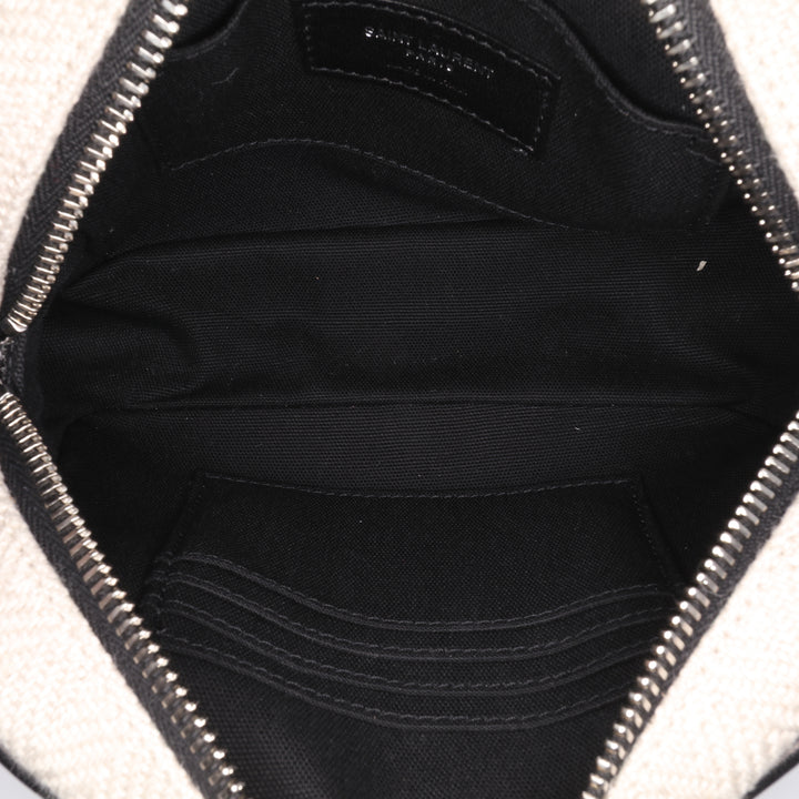 Small Canvas Camp Camera Bag Brown - Gaby Paris