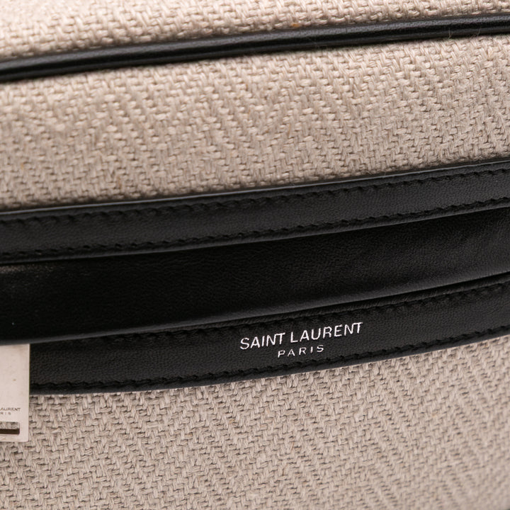 Small Canvas Camp Camera Bag Brown - Gaby Paris