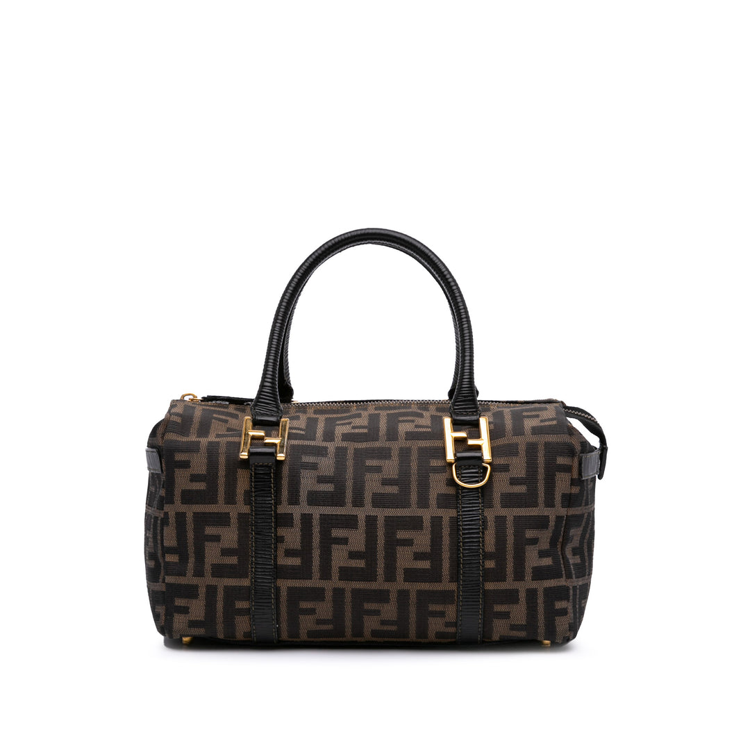Zucca Canvas Satchel Brown - Gaby Paris