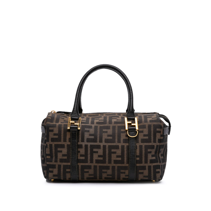 Zucca Canvas Satchel Brown - Gaby Paris